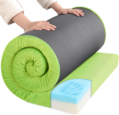 3 INCH Thick Waterproof Memory Foam Camping Mattress for Outdoor Sleeping, Porta - Picture 1 of 7