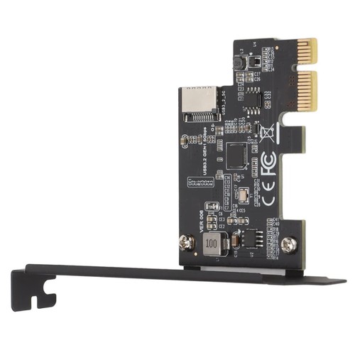 1*PCI-E To USB3.2 GEN1 Expansion Card 5Gbps Front Type-E A-Key ASM1042A Adapter - Photo 12/14