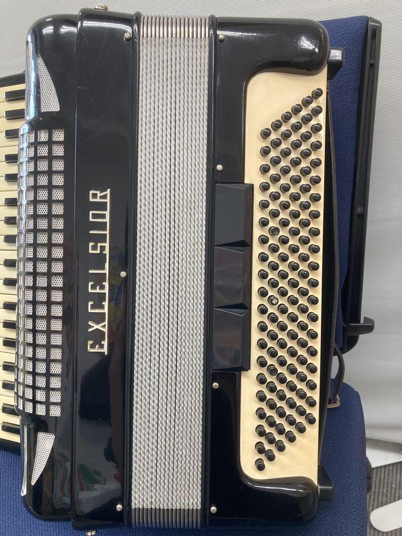 EXCELSIOR 408 イタリア製アコーディオン 本革ケース付き EXCELSIOR 408 イタリア製アコーディオン 本革ケース付き - メルカリ