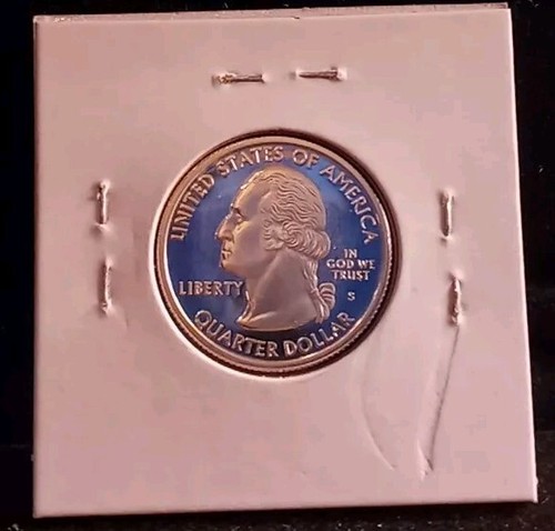 1999 S Georgia Peach PROOF 90% Silver 1787 Washington State QUARTER Peacheee A - Picture 6 of 7