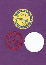 FAMILY  9 with background die cuts scrapbook cards