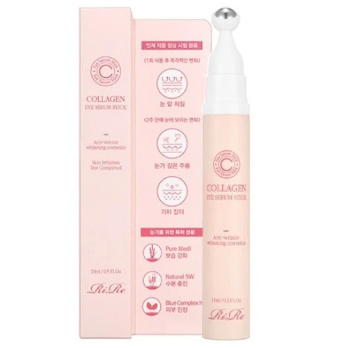 RIRE Collagen Eye Serum Stick 15ml x 2EA Anti-Aging Eye Treatment Essence New - Image 3 of 4