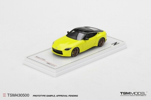 TRUESCALE MINIATURES 1/43 NISSAN Z PROTO YELLOW TSM430500