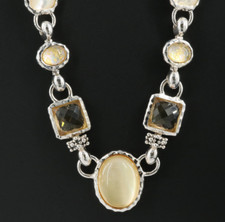 Michael Dawkins Sterling Citrine and Gemstone...