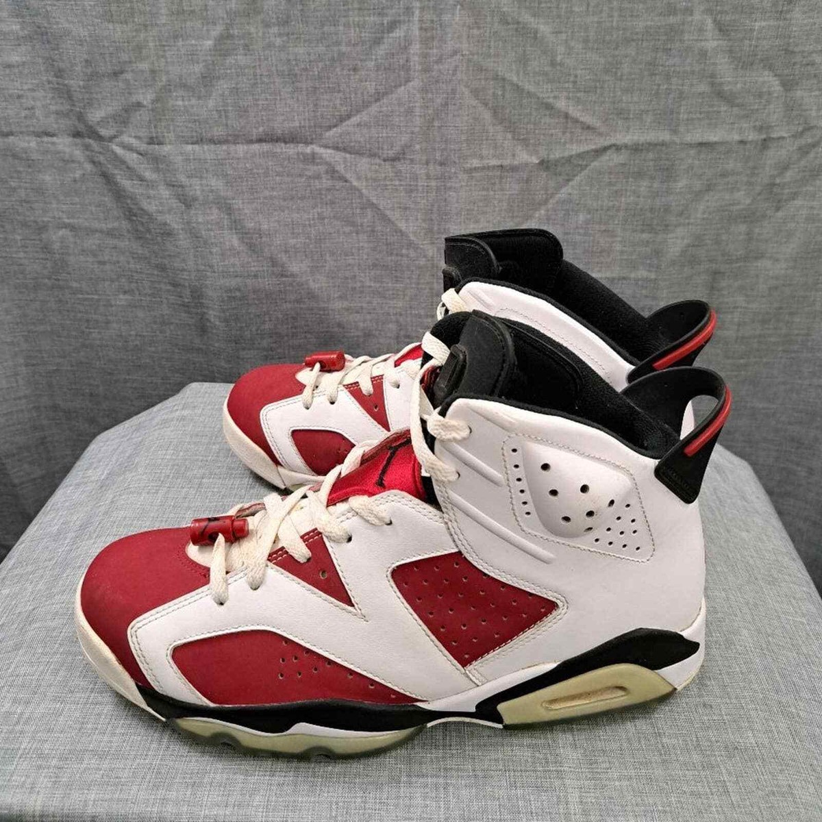 Red White 6s Carmines Nike Air Jordan VI Carmine 2014 Size Red