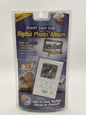 As Seen Wallet Pix Credit Card Size Portable Digital Photo Picture Album Retro