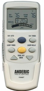 New Anderic Ceiling Fan Remote Control Fan9t Timer Thermostatic