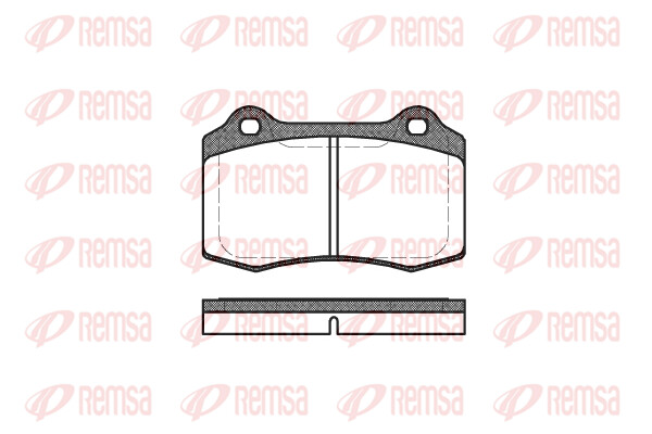 Remsa BremsbeläGe Bremsbelegsatz Vorne FüR CitroëN DS3 Peugeot 208 XJ-image
