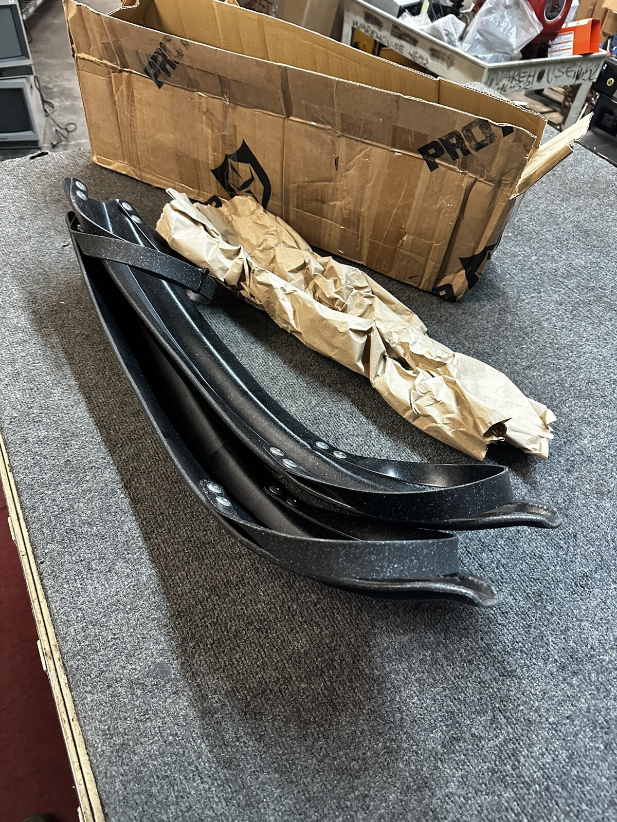 PRO ARMOR SG100BK Snowmobile Ski Guard Protectors Black NEW eBay