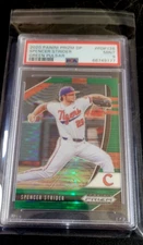 Spencer Strider  2020  Panini Prizm Draft Picks  Green Pulsar #PDP126 PSA 9