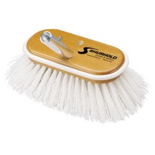 SHURHOLD 6" DECK BRUSH EXTRA STIFF WHITE POLYPROPYLENE