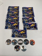 Batman Robin POGS - 9 SEALED PACKS - Plus Extras Waddingtons 1995