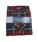 Polo Ralph Lauren Men's Red Multi Plaid Print 2-Piece Lounge Pajama Set