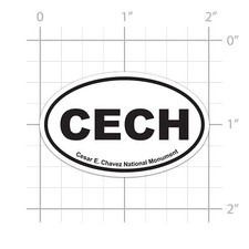 CECH Cesar E. Chavez National Monument Sticker for water bottle phone hard hat