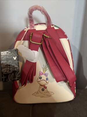 Loungefly Disney Stitch & Angel Holiday Tree Mini Backpack  display picture 3