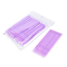 100 PCS Disposable Micro Brush Swab Applicators Eyelash Extension Mascara Wands
