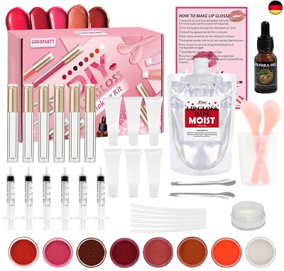 Lipgloss Selber Machen, Vezerd Lipgloss Making Kit, DIY Herstellungsset,