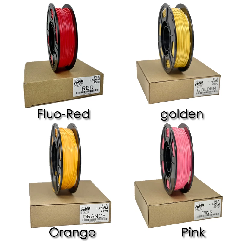 3D Printer Filament PLA 250 grams, 1.75mm Roll, 13 DIFFERENT COLORS TO CHOOSE - Image 3 of 4