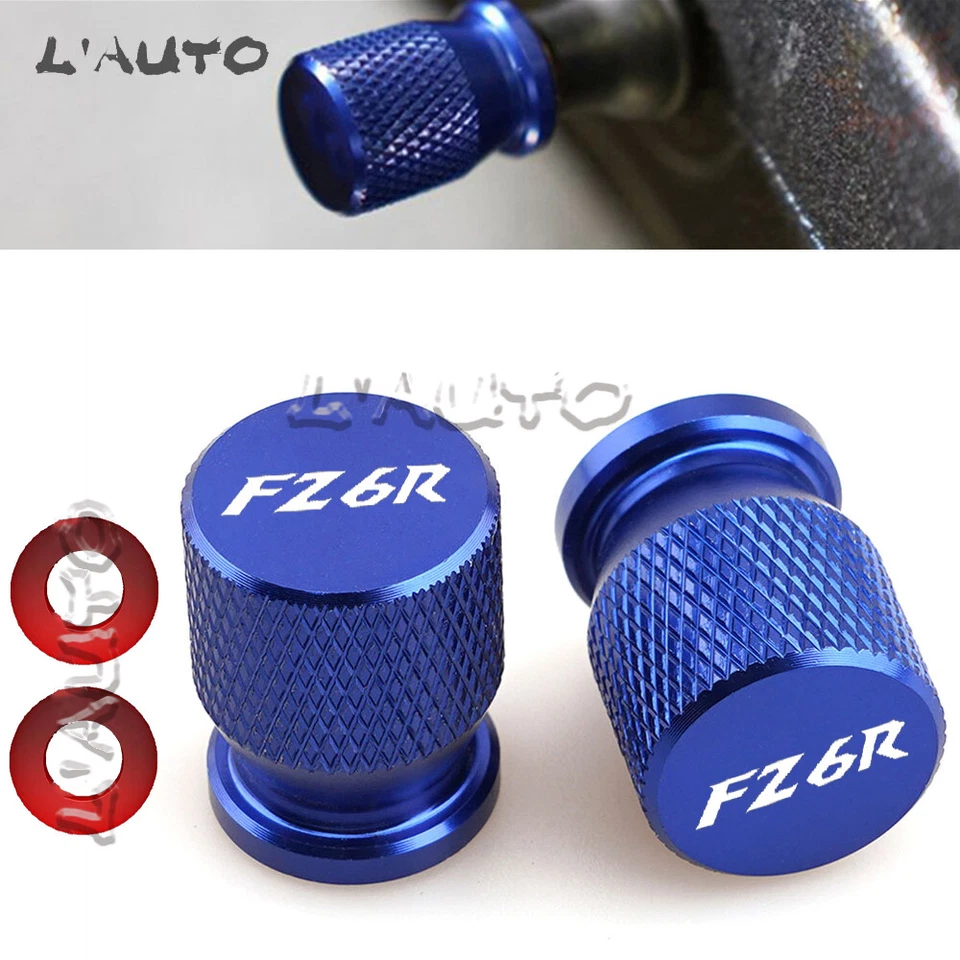 Blue Grip Handle bar Balanced Plug slider End Weights Cap Cover For YAMAHA FZ6R Foto 4 de 4