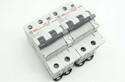 2x Sicherungsautomat AEG EP62 Leitungsschutzschalter B16 16A 2-polig + CA H 1W - Bild 1 von 4