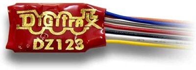 Digitrax  DZ123 Mobile Decoder Z/N/HO Scale 1 Amp/ 2 Amp Peak NIB