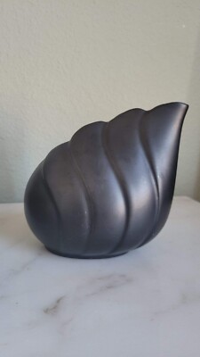 VTG ROSENTHAL PORCELAINE NOIRE STUDIO-LINIE GERMANY UTA FEYL MODERN MCM VASE ART