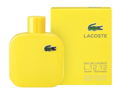 Lacoste Eau De Lacoste L.12.12 Jaune Men's Cologne 3.3oz/100ml EDT Spray