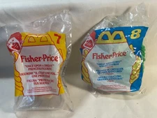 Fisher Price Once Upon A Dream Princess Figurine #7 & 8 DRAGON McDonalds 1995