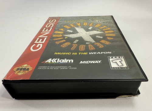 Revolution X f. Aerosmith (Genesis, 1995) Game Case Manual Poster Registration - Picture 24 of 24