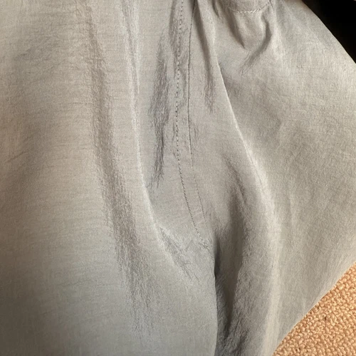 donclickin Lemaire*vibe 25SS New Glossy Dry Silk Shirt –Sage Green Black Edition - Foto 9 di 23