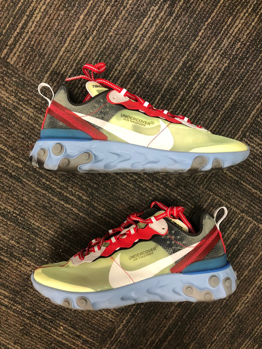 Undercover x Nike React Element 87 Volt Size 9 - BQ2718-700 Undercover x Nike React Element 87 Volt Size 9 - BQ2718-700