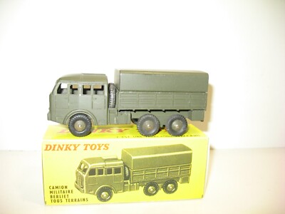 DINKY SUPERTOYS CAMION BERLIET SAHARIEN GBO 6x6 REF 888 1960 BON ÉTAT EUR 60,00 - FR