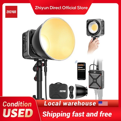 ZHIYUN Molus G200 [Official] 200W COB Video Light  LED Photography Lighting