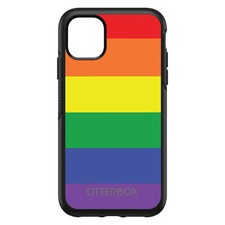 OtterBox Symmetry for Apple iPhone Pick Model - Rainbow Stripes Gay Pride