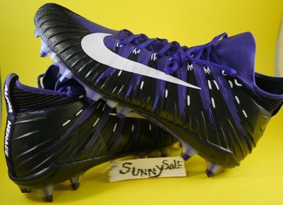 purple and white nike football cleats
