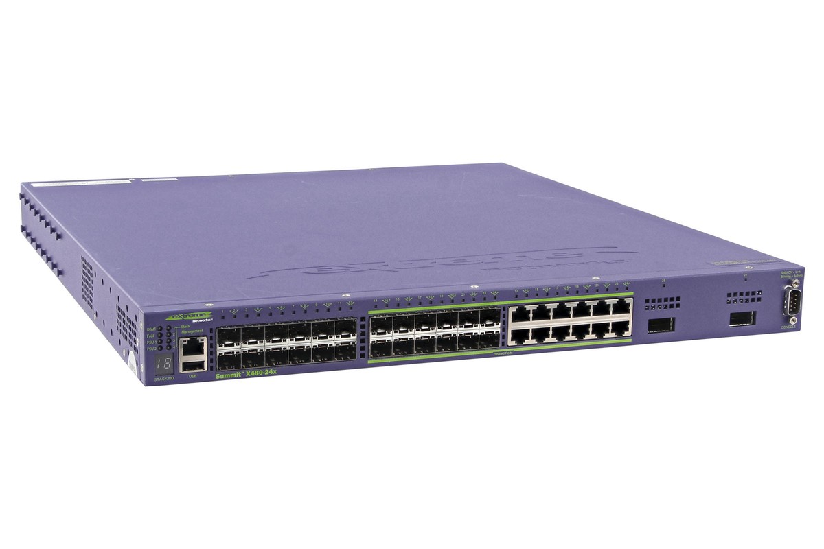 Extreme-Networks Summit X480-24x Switch with VIM2-10G4X | eBay