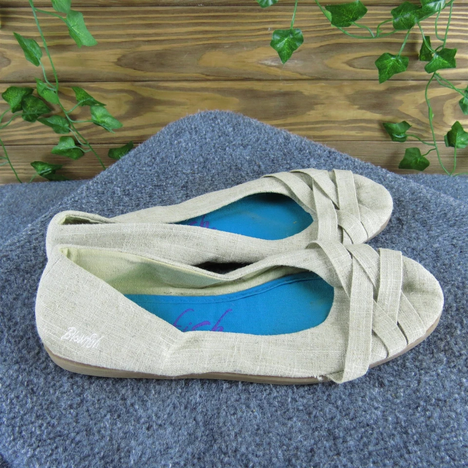 Tecido Feminino Blowfish Ballet Taupe Tamanho 10 Médio Suavemente Usado 2025 - Imagem 3 de 4