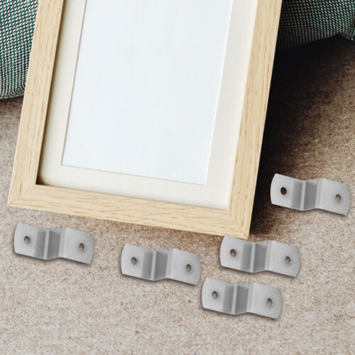 50pcs Picture Frame Clips Table Tops Fasteners Z Clips Canvas Offset Clips for - Picture 4 of 12