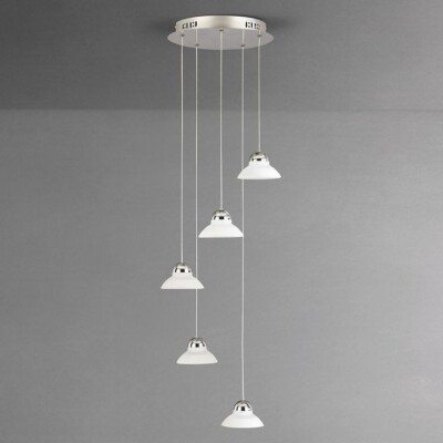 John Lewis Ultra LED 5-flammige Deckenleuchte, weiß