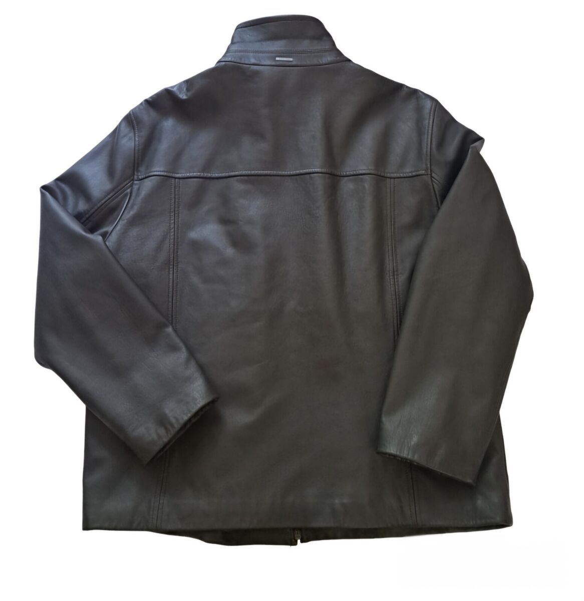 Vintage Y2K Calvin Klein Leather Jacket Men's Size L Brown Motorcycle 90s Vintage Y2K Calvin Klein Leather Jacket Men's Size L Brown Motorcycle 90s