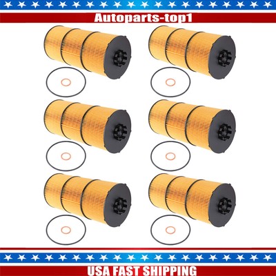 For Freightliner DD13 DD15 DD16 Engine Oil Filter Fits P551005 LF17511 6PCS