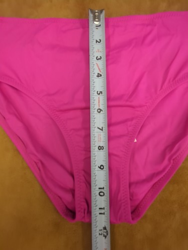 Becca ETC COSMOPOLITAN PINK Übergröße geraffte Hipster Badehose, US 2X (20-22) - Bild 4 von 4