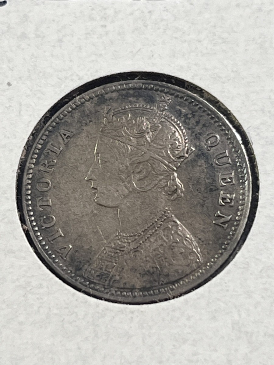 1862 India 1/4 Rupee Silver Coin | eBay