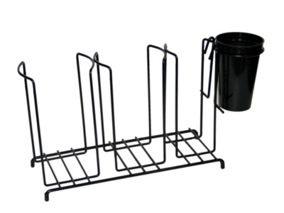 Becher und Deckelorganizer Drahtgestell 3 Stapel (C8003WFS) 