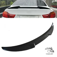 Trunk Spoiler Fit For BMW F32 428 430 435 440 2014-20 PSM Style Gloss Black
