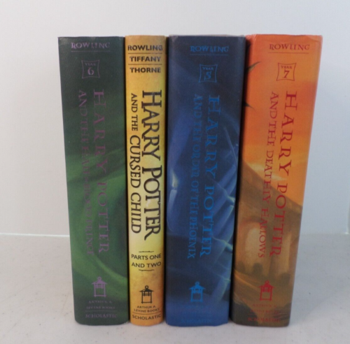LOT of 4 Harry Potter Book Set Yrs 5 6 7 & 8th Story The Cursed Child Hardcover - Picture 2 of 24