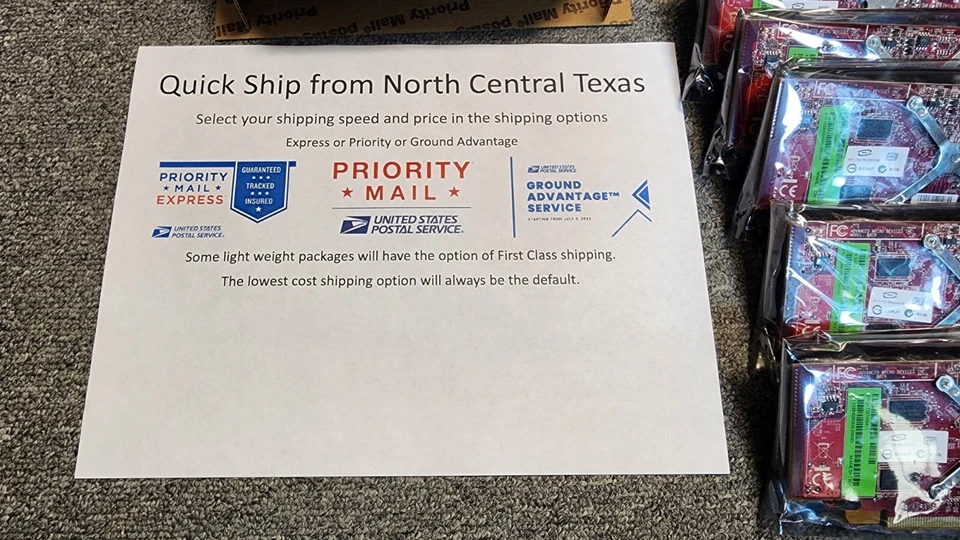 Dell ATI Radeon HD 3450 256MB DDR2 PCIe x16 DMS-59 Low Profile Video Card Y103D - Image 2 of 4