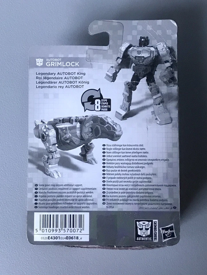 🤖Transformers Authentic. Autobot GRIMLOCK. Hasbro. - Année 2018. - Photo 3/3