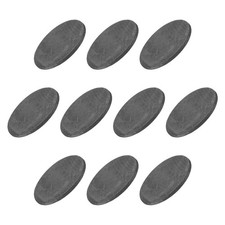 Round Graphite Block Disk Ingot Graphite Electrode Plate 23x1.2mm, Pack of 10