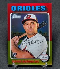 David Banuelos Chrome Refractor /699 2024 Topps Heritage High Number 715 Orioles